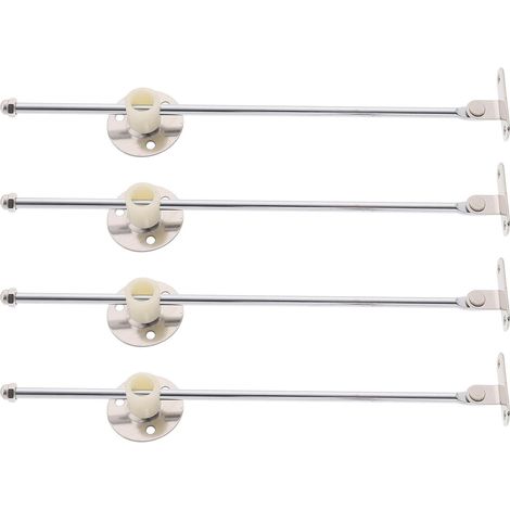 4 Pièces Charnière en Fer pour Meuble Cuisine Support de Couvercle, Design Stable et Rond, Résistant la Rouille, Contrôle de Mouvement et Amortissement Complet (1/5)