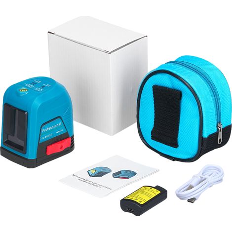 Niveau laser, couvercle de diffusion de faisceau vertical, mode de mise à niveau automatique, batterie rechargeable intégrée,