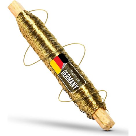 Fil de reliure doré 0,50 mm antirouille