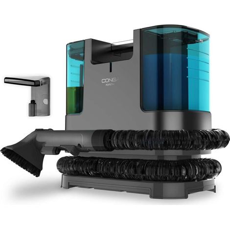 Nettoyeur de Tapis CarpetClean. Nettoyeur Vapeur 400 W, 2 Réservoirs d'Eau (Propre et Sale), Pulvérisateur d'Eau, Rayon d'Action de 6 m, Longueur du Tuyau 1,2 m (1/5)