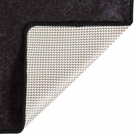 Tapis de salon Style Moderne Tapis de sol - Tapis lavable antidérapant 80x300 cm Anthracite BV229444 - BonneVie (1/5)