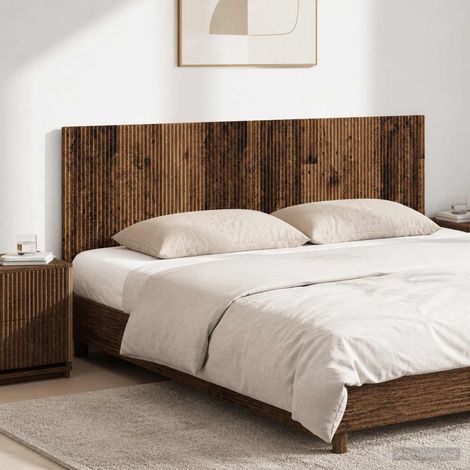 vidaXL Cabecero montada en la pared ARNHEM Madera envejecida (1/5)
