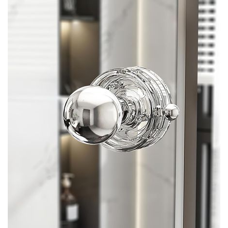 CCYKXA Suction cup door handle with adhesive grips for cabinets, no drilling required, easy to install, strong suction cup kitchen handles, universal handle for all smooth surfaces (1/5)