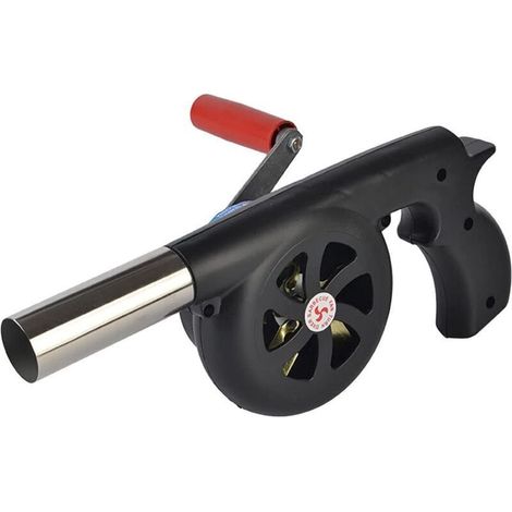 Grillanzünder, manueller Grilllüfter, Grillventilator, geeignet für Outdoor-Kochen, Grill, Kamin