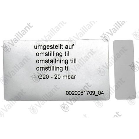 VAILLANT Kit di conversione, P-H (DE/AT) VC 196/3-5 u.w. Vaillant-Nr. , 0020253190