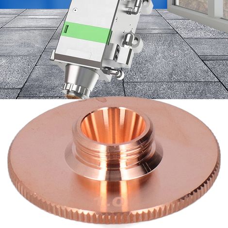 Buse de découpe à fibre optique monocouche, buse de découpe soudée au cuivre, buse laser, buse de découpe pour machine laser, monocouche 1.0 (1/5)