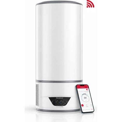 Chauffe-Eau Thermodynamique, Ariston LYDOS HYBRID WiFi 80L, Classe A, 50% d'Économie, Prêt-à-Poser, Installation en France (1/8)