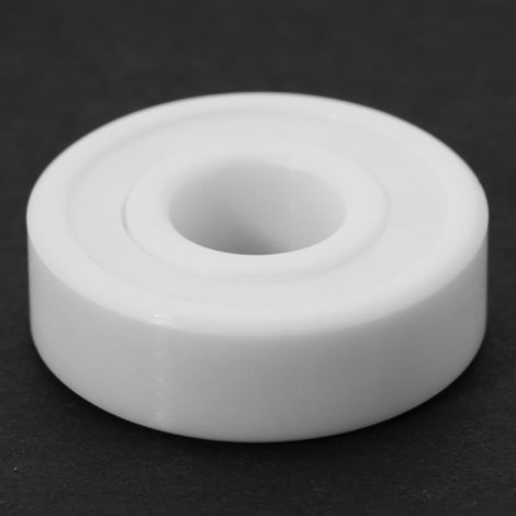 Roulement à billes miniature 6000-2RS en céramique ZrO2 blanche, 10 x 26 x 8 mm (1/5)