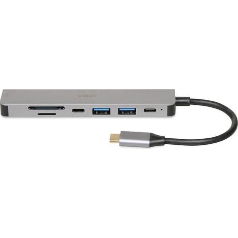 Ibox hub usb iuh3sl4k slim usb3.2 hdmi 4k pd100w