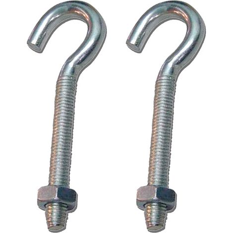 Hembrilla abierta con tuerca hm02, m8 x 60 mm, zincado, blister 2 uds