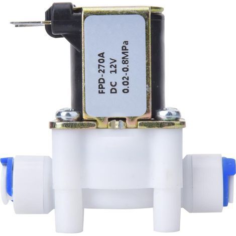 Vanne électrique solénoïde G1/4 en plastique haute résistance pour usage domestique (1/5)