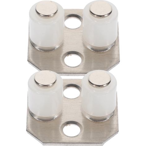 lot de 2 guide de sol pour porte coulissante, inox (1/5)