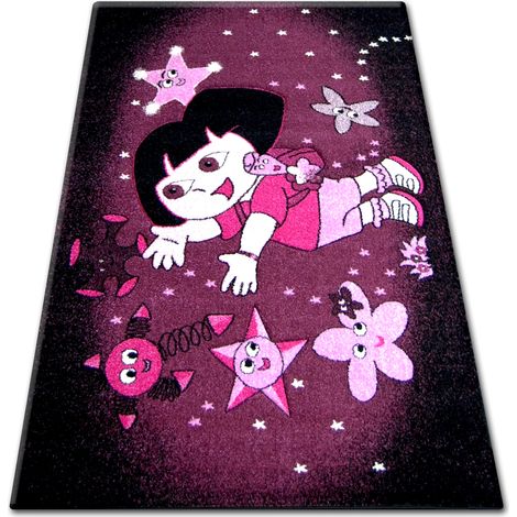 Carpet PILLY 7818 DORA - purple/black purple 160x220 cm