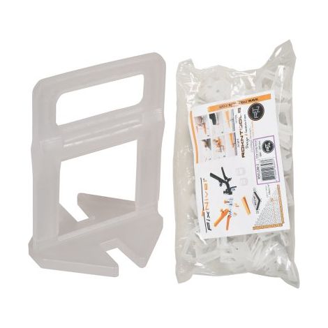 Clips longs croisillons autonivelants 2 mm – 100 pcs pour carrelage de 13 à 23 mm – Maintien parfait et mise à niveau rapide – Rokntools (1/4)
