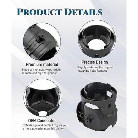 Conector de cabezal de limpieza de alto torque para aspiradora Dyson V10 V11 V15 G5, cabezal de limpieza V-Ball de 100 W, edición 0711 (1/4)