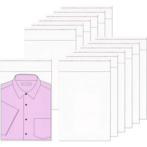 Sachet de Grands transparent cellophane 30x45cm 100 Pièces Sachet de Auto Adhésifs OPP Sacs Cellophane Plastique 50µm pour Vêtements T shirt Pantalon Stockage (1/5)
