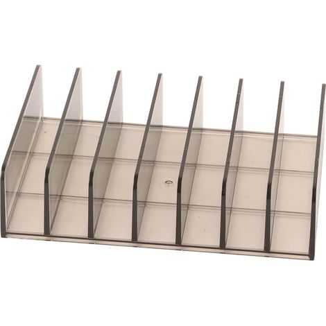Organisateur De Maquillage Pour Palette De Fard à Paupières, 7 Sections Divisées En Plastique Transparent, Support De Rangement Pour Fard à Paupières, Organisateur De Cosmétiques Pour Comptoirs De Sal (1/5)