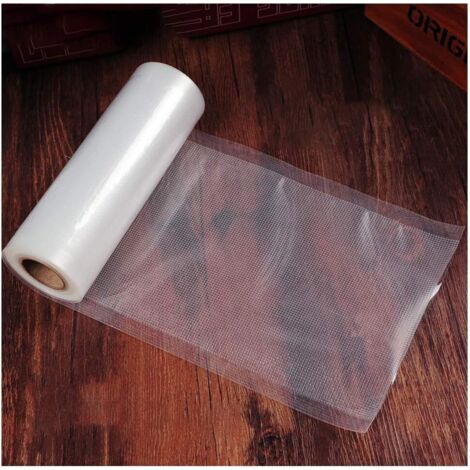 Rouleau sous Vide Alimentaire, Vide Sealer Sacs Rolls Stockage, 1 Paquet 32X1000cm, Joint Un Sac Repas, Commerciale Vide Scellant Sacs Machine, Sac sous Vide