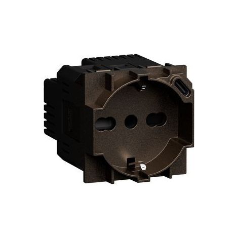 L.Now - Presa Ita P40+Usb 18W 2 Moduli. Bronze (Bticino Cod. Kb4140A16Usb)