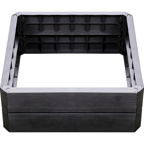 Garantia Hochbeet Ergo Quadro S 60 x 60 x 25 cm Blumenbeet Käuterbeet Pflanzbeet (1/3)