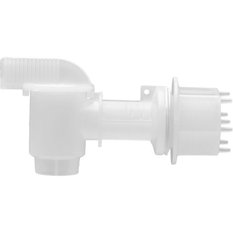 Garronda Robinet en Plastique pour Récupérateur d'Eau – Robinet pour Bidon Alimentaire, Fût Plastique et Réservoir – Compatible avec Récipient à Eau et Tonneau de Fermentation GD-0142