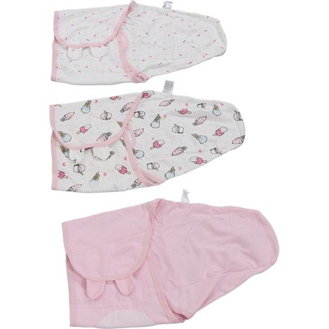 Ensemble de lange ajustable 3 pièces pour nouveau-né, gigoteuse, gigoteuse bébé 0-2 mois, type B (1/5)