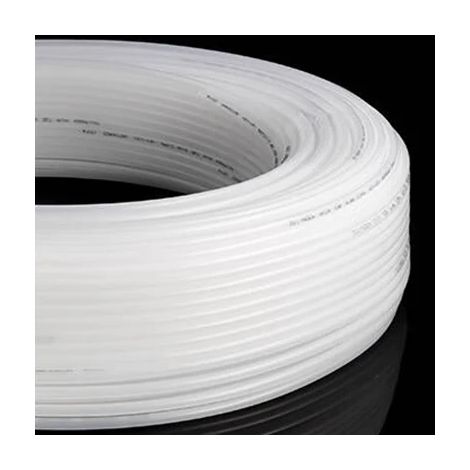 Tube en nylon PA6 haute pression, translucide, diamètre extérieur 10 mm x diamètre intérieur 7,5 mm, longueur 10 mètres. Tuyau d'huile rigide et lisse en polyamide, noir transparent. (1/5)