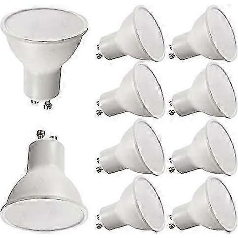 Ampoule LED GU10 1,2 W blanc chaud 3000 K 105 lm (équivalent 10 W) - Spot encastré - Non dimmable [Classe énergétique C LF]WHBYV (1/4)