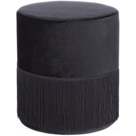 Pouf Leilani Nero D.38 Bizzotto