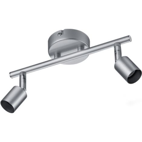 BARRA 2 FARETTI PARIS GU10 ALLUMINIO