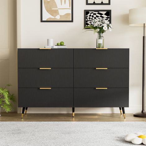 Buffet Moderne Élégant avec Tiroirs et Grand Volume de Rangement – Meuble de Salle à Manger Polyvalent pour Intérieur Contemporain