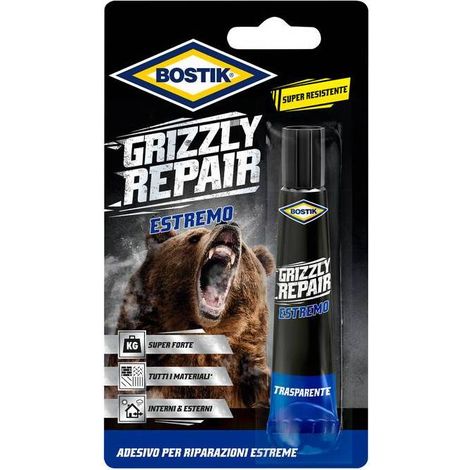 6 x BOSTIK GRIZZLY REPAIR ESTREMO 20 G BLISTER
