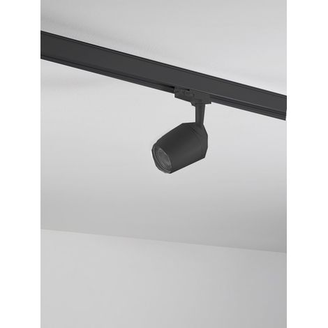 Faretto Per Binario Moderno Binario Alluminio Nero Gu10 (1/4)