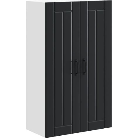 Maison Exclusive - Armario de Pared LUCCA Negro 60 x 31 x 100 cm