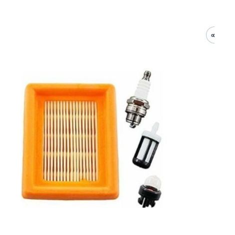 Air filter and spark plug kit - for Stihl lawnmowers FS120, FS200, FS250 air filters (1/4)