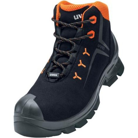 Uvex Sicherheitsstiefel S3 HI, HRO SRC uvex 2 MACSOLE aus Mikrovelours, uvex xenova Kunststoffkappe, Weite 10, Größe 43