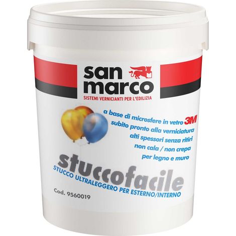 Stuccofacile in pasta per muro a base di microsfere rapido lt 4