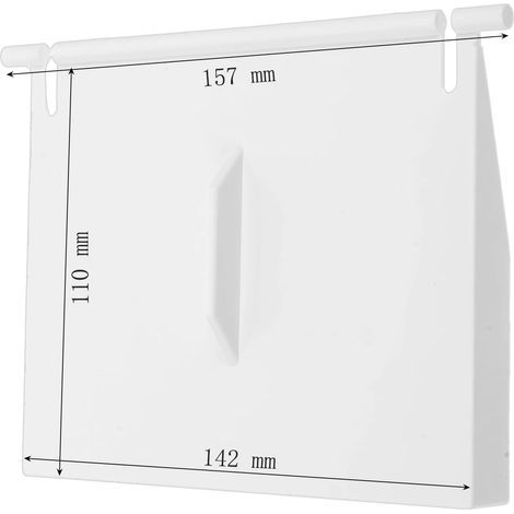Skimmer hatch, standard flap, durable plastic, efficient filtration, for above-ground pools (1/5)