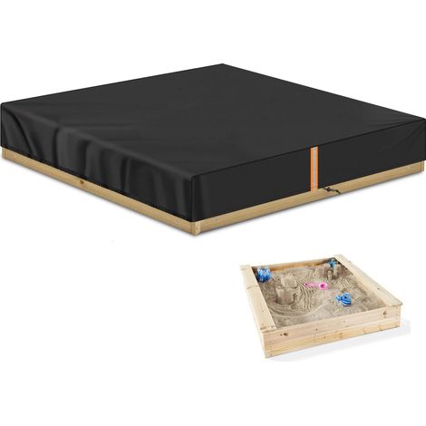 Bâche Bac à Sable 200x200x20cm Bache de Protection pour Bac à Sable Housse pour Bac à Sable D'extérieur Housse de Protection Bac à Sable Bâche Bac à Sable Enfant pour Jardin Imperméable (1/5)