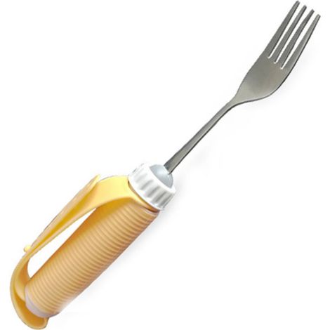 Cuillère en acier inoxydable et fourche à fourche amovible de table auxiliaire anti-titulaire (fourche) (1/5)