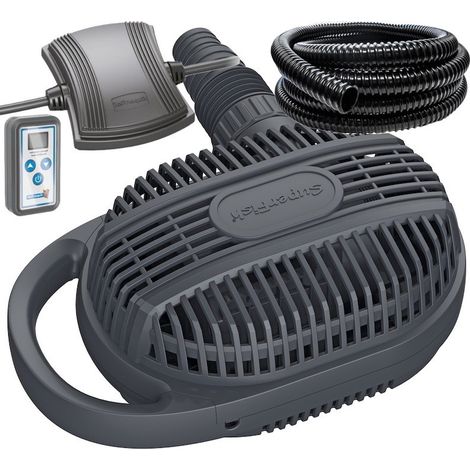 Pompe Bassin 15000 l/h Avec Télécommande. + 10m de tuyau 40mm Qualité Premium. Pour Bassins De 20 à 30 m³ (1/5)