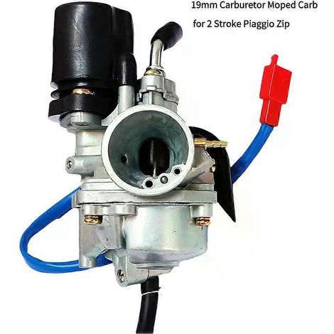 Carburateur 19 mm pour cyclomoteur 2 temps Piaggio Zip, Yamaha Jog 50, scooter 50cc, 70cc, 90cc, mini quad 1E40QMB