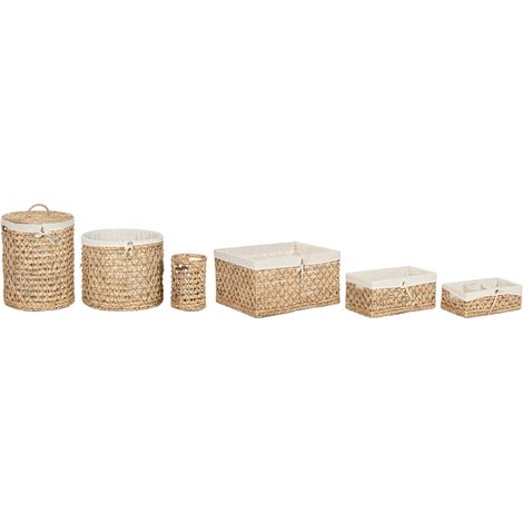 Cesta Set 6 Jacinto De Agua Poliester 55X45X30 (1/4)