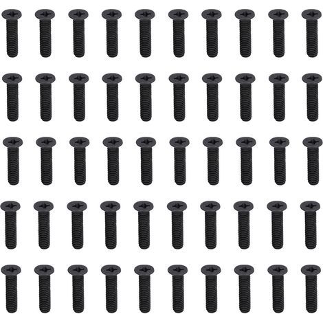 50 M4 A2-70 Flat Phillips Head Countersunk Screws for Repair and Maintenance M4x16 (1/5)