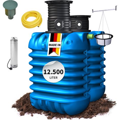 4rain MODULARIS Erdtank-Paket 12500 L