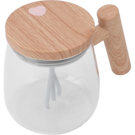 Mug mélangeur électrique automatique de 400 ml avec rotation à haute vitesse (7000 tr/min) pour café, lait et protéines en poudre. (1/5)