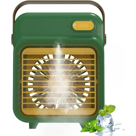 Portable air conditioner, mini USB air conditioner, tabletop cooling mister (1/4)