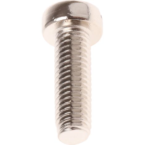 Vis à métaux RS PRO M5 à tête Cylindrique fendue en Laiton, 16mm ( Prix pour Sachet de 100 ) (1/2)
