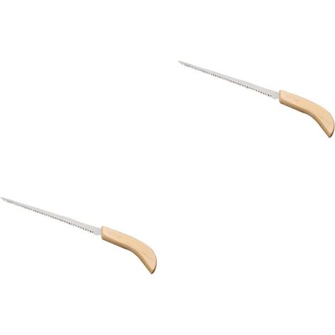 2 Pièces Scie À Main pour Le Travail du Bois À Main pour Couper Le Bois À La Main pour La Coupe des Racines des Arbres (1/5)