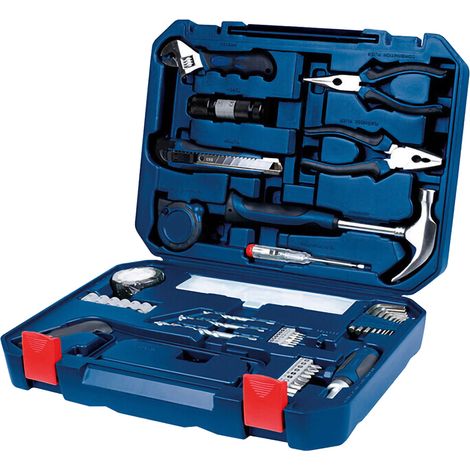 Kit main à main multifonction 108 pièces avec boîte de rangement, outillage général domestique pour garage et maison (1/5)